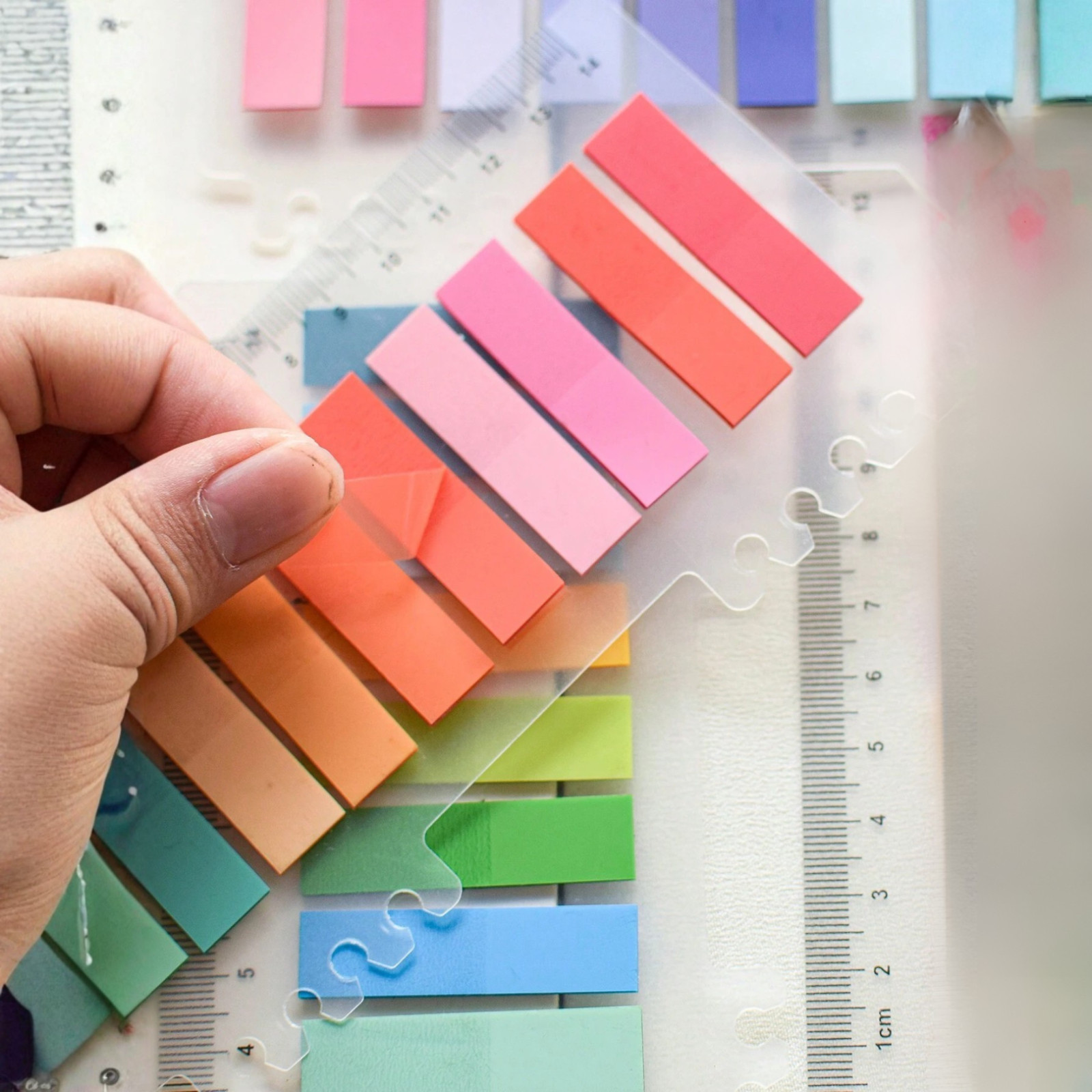 800Pcs Sticky Tabs Page Markers Morandi Index Tabs Book Flags Repositionable USA
