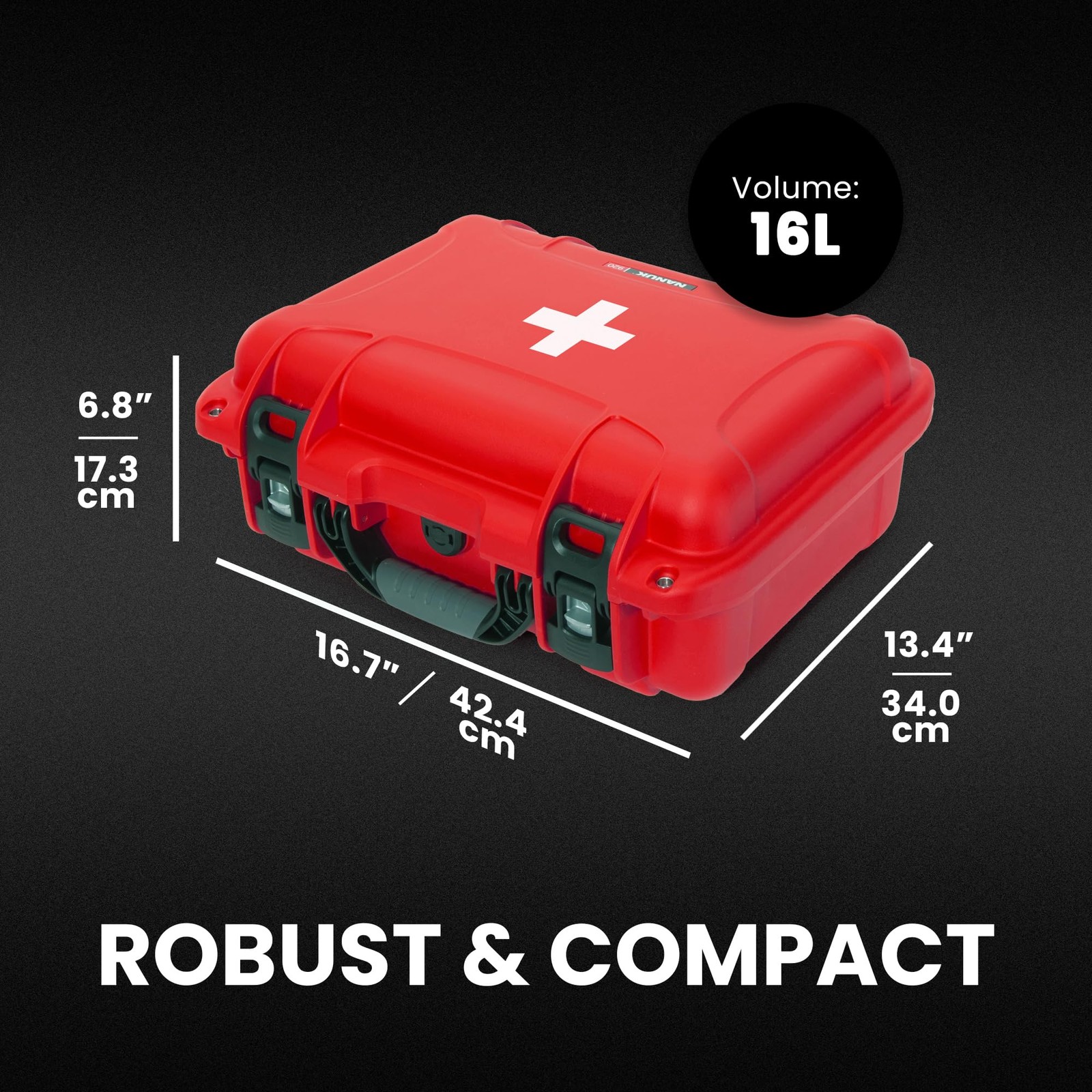 Nanuk 920 Waterproof First Aid Medical First Aid Organizer Case Ip67-Rated