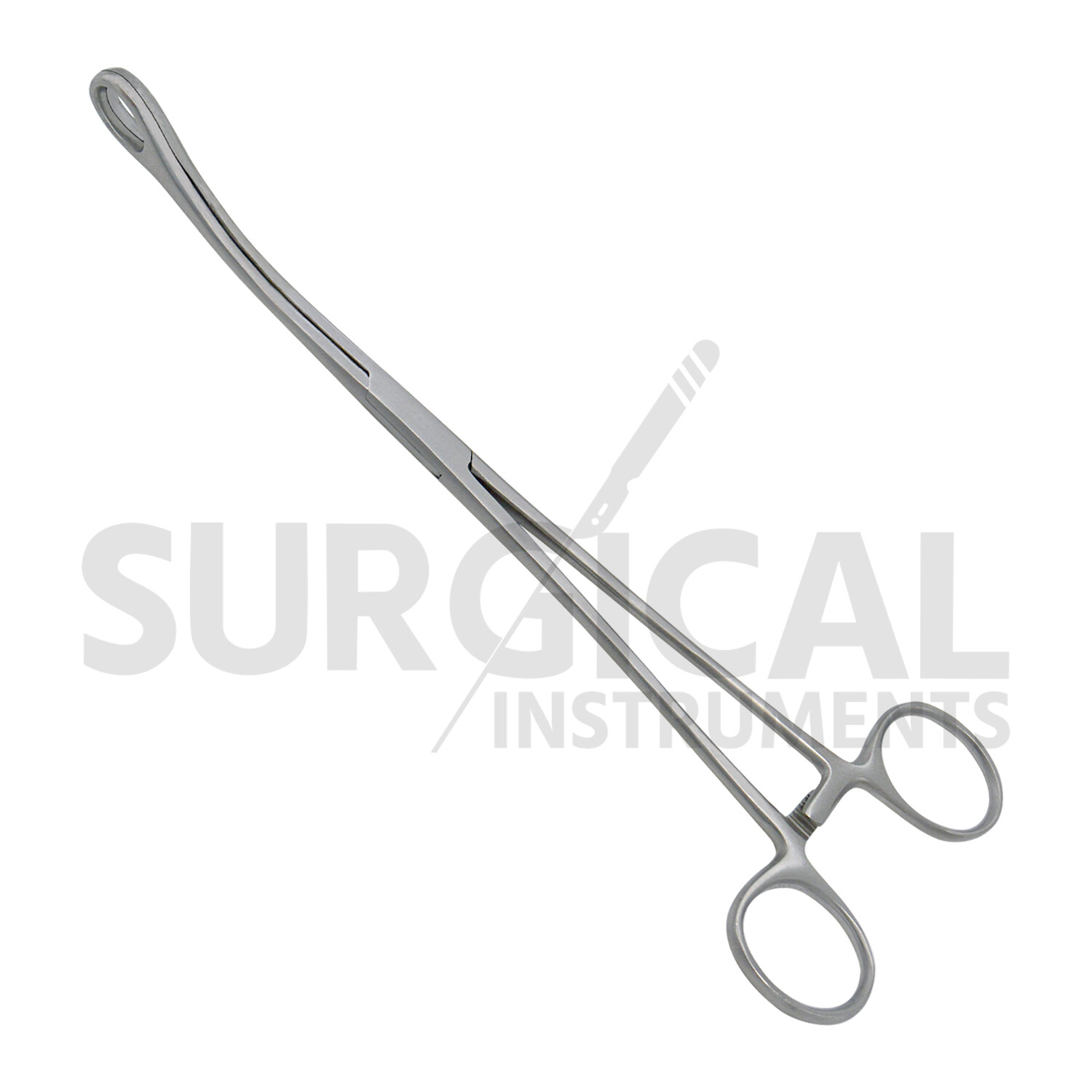 Sponge Forceps Surgical OB/GYN Smooth Jaw 9.5″ Curved Stainless German Grade
