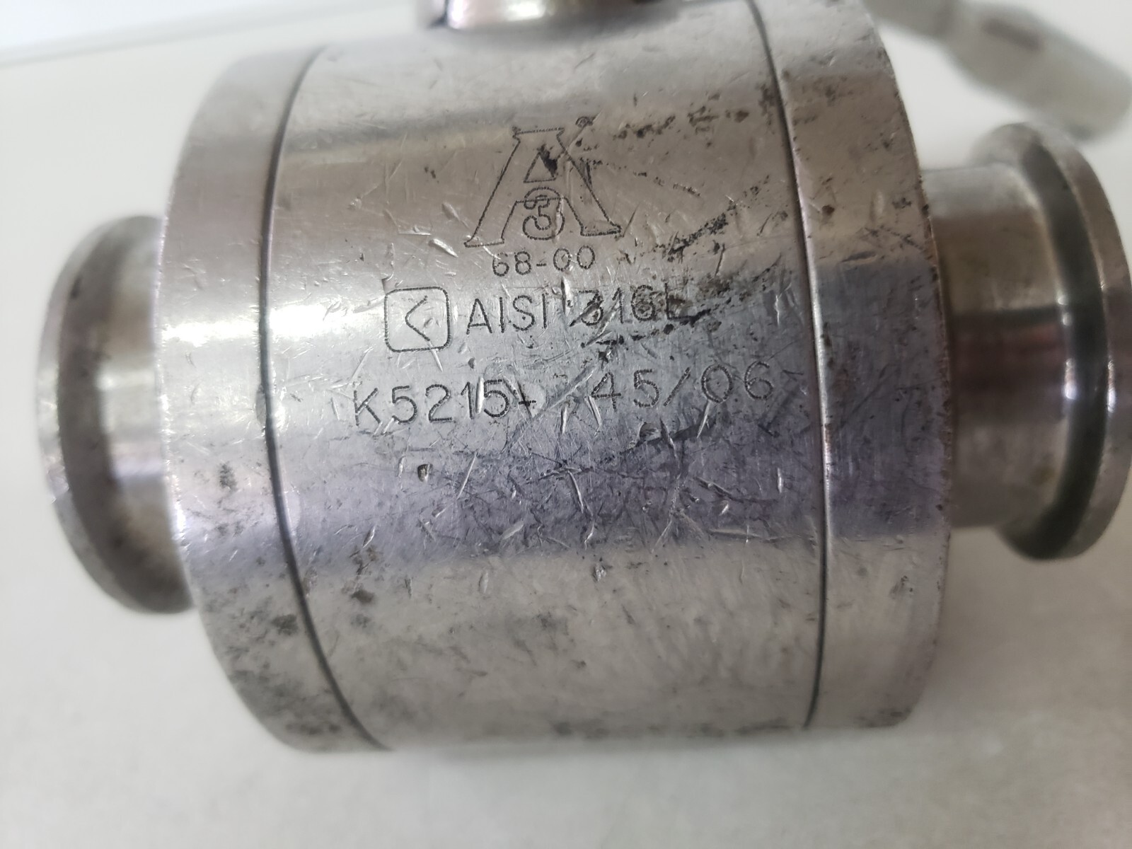 A3 Finland # 68-00 316L Stainless Sanitary Valve K5215- 45/06