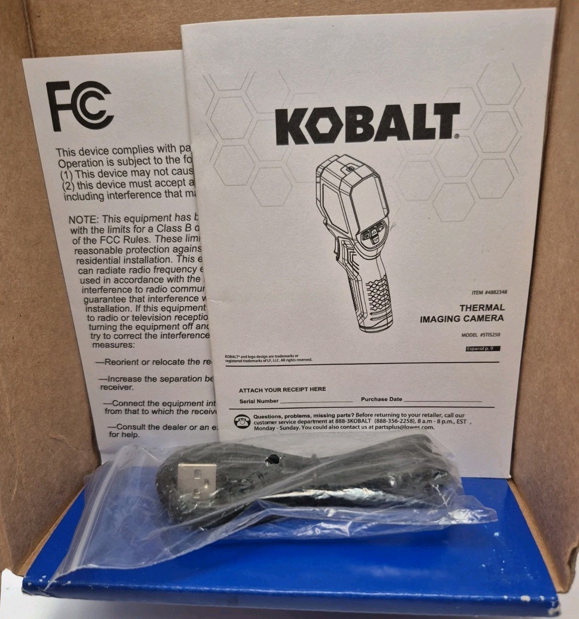 Kobalt 4882348 Thermal Imaging Camera Open Box