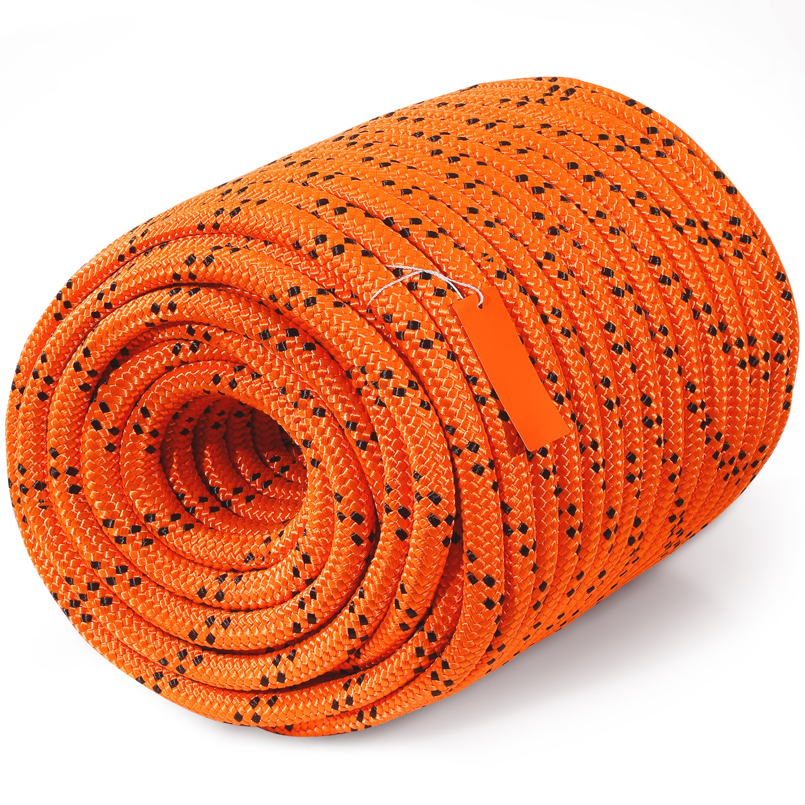VEVOR Arborist Tree Climbing Rope Double Braid Polyester 3/4″ x 220′ 24-Strand
