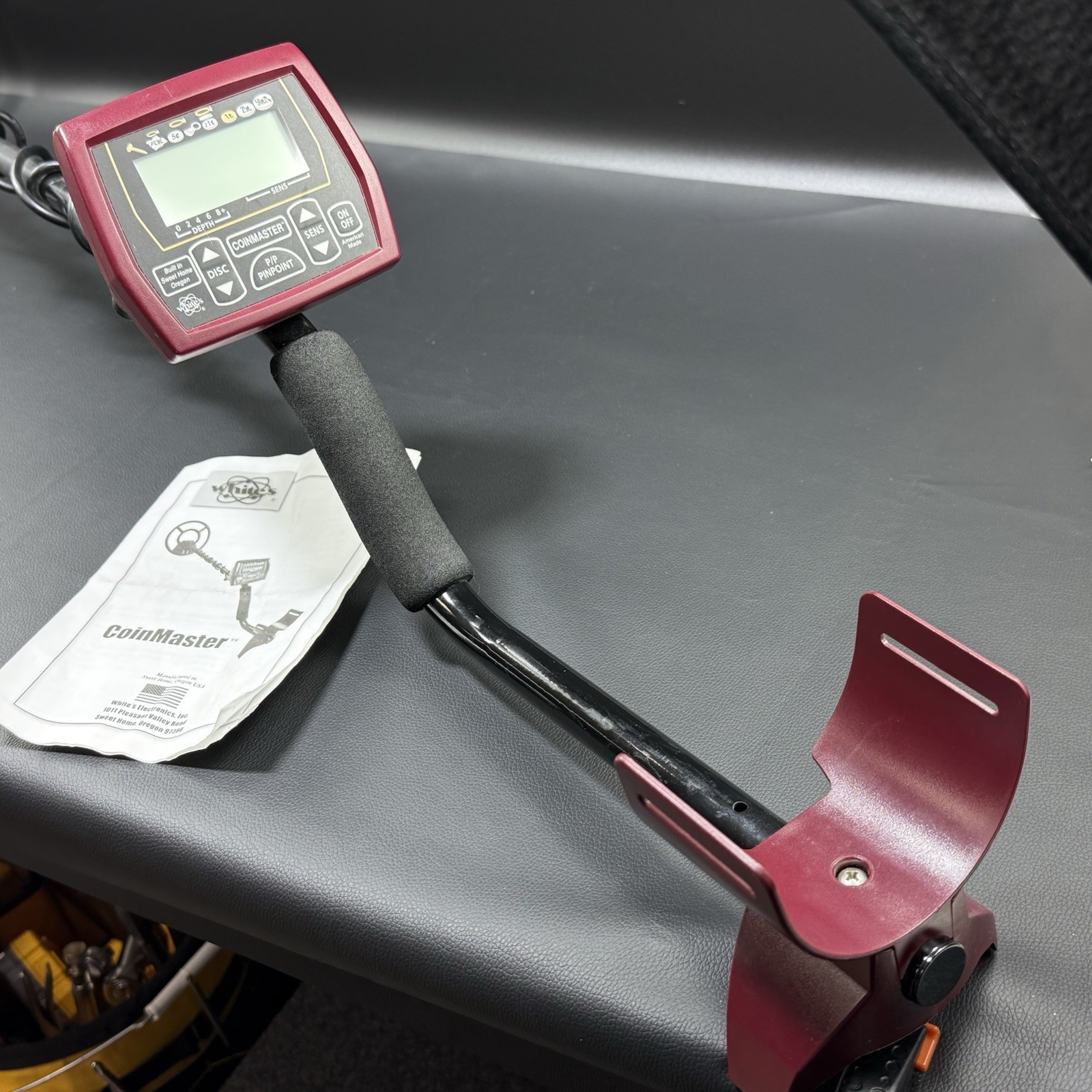 White’s Coinmaster Ground Search Metal Detector Tested Working with Manual