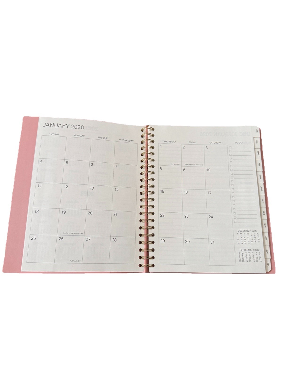 2026 Planner Orange Circle Studio 12 Months Planner Jan-Dec 2026 11×9” X- Large