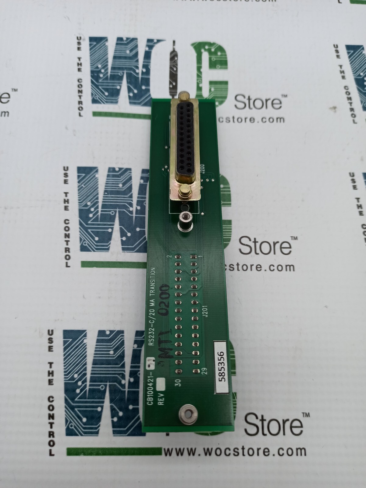 CB100421-01 MC100421-01 WESTRONICS RS232-C/20MA TRANSITION PCB CIRCUIT BOARD