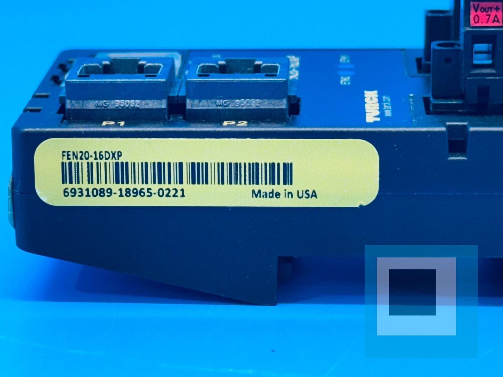 Turck FEN20-16DXP Compact IP20 Multiprotocol Ethernet I/O – NEW OPEN BOX