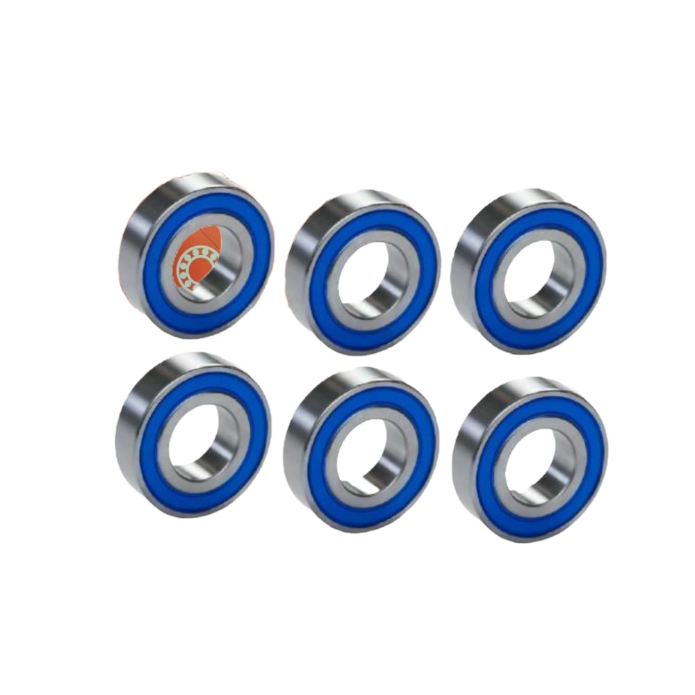 6-Pack 6202-2RS EMQ Premium Ball Bearing ABEC3 15mmX35mmX11mm
