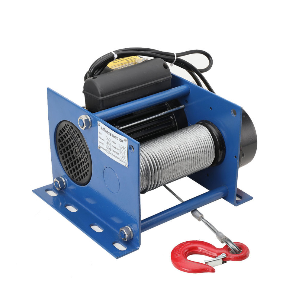 Electric hoist winch 880 lbs Heavy Duty Electric Winch 98ft Rope