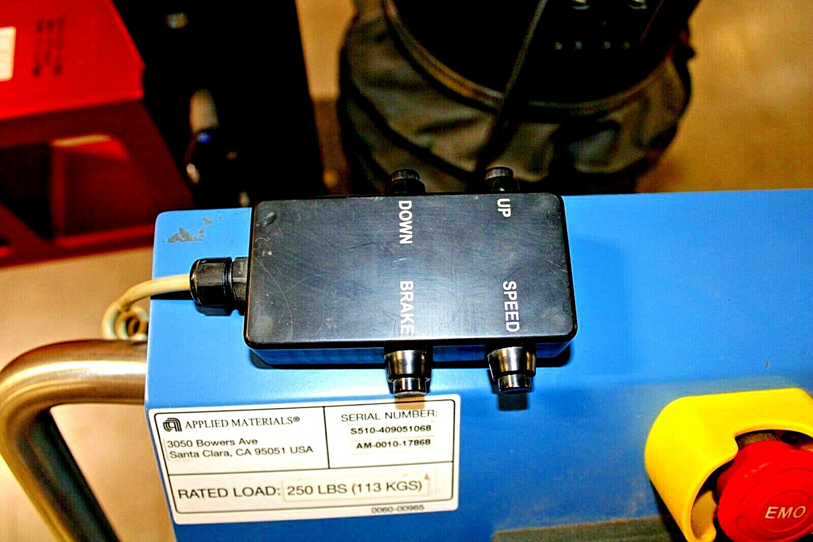 0010-17868 / HERCULES LIFT, 250LBS, 3.2A 10000AMPS IC / APPLIED MATERIALS AMAT