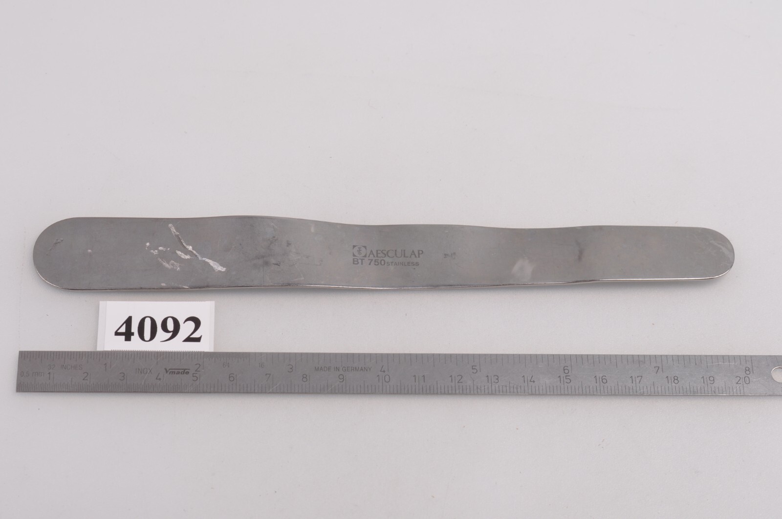 #4092 Aesculap BT750R TUFFIER Abdominal / Intestinal Spatula / Abdominal / Intestinal Spatula