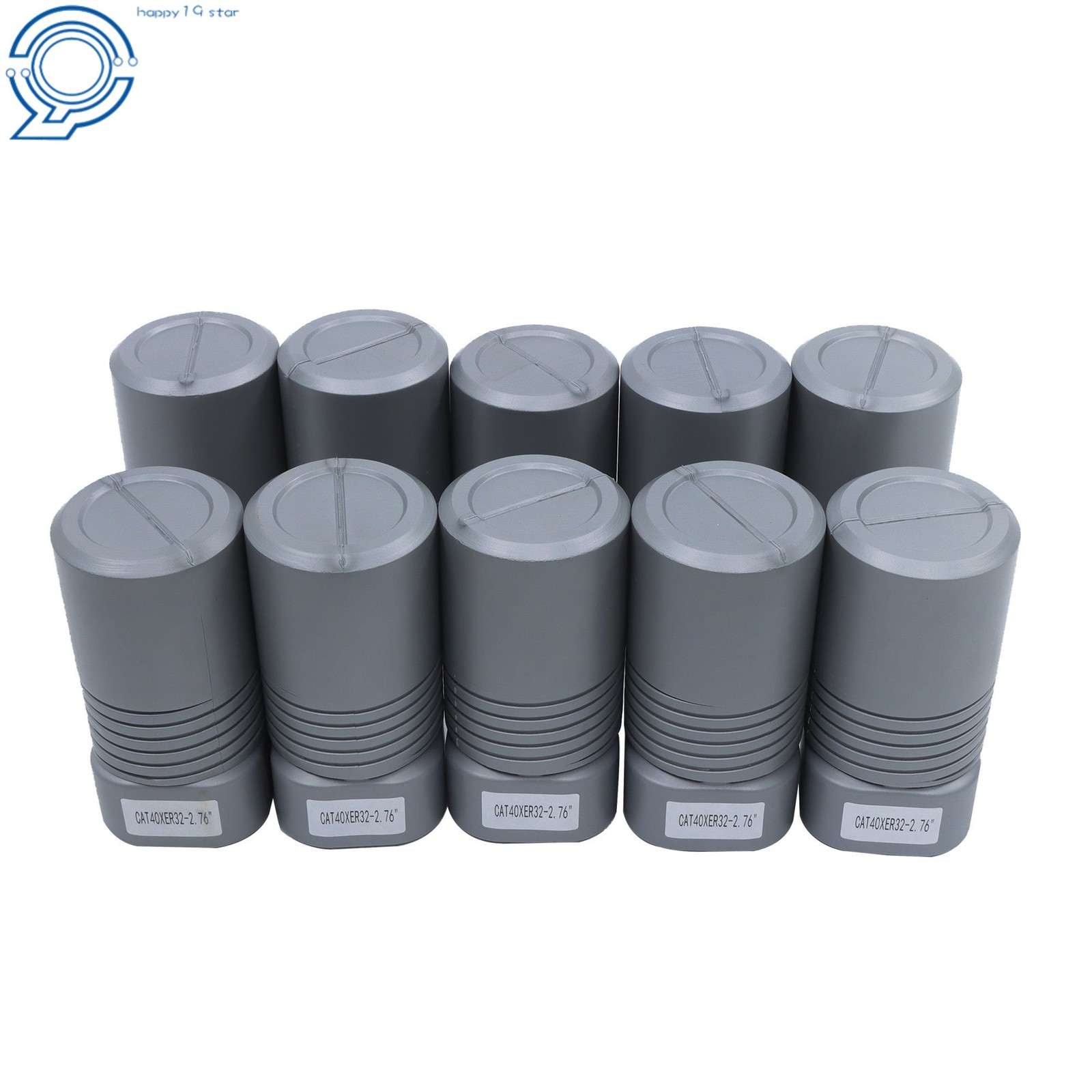 10pcs CAT40 ER32 70mm Collet Chuck 2.76″ CNC Mill Tool Holder Set