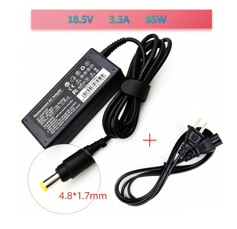 65W Power Adapter Charger Kit AC Adapter+US Cable For HP Compaq Laptop