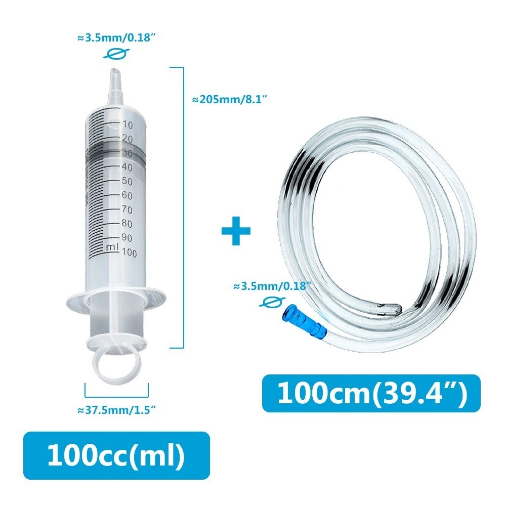 100ml-550ml Syringe Large Capacity With Multifunction 100cm Hose Pump Measuring