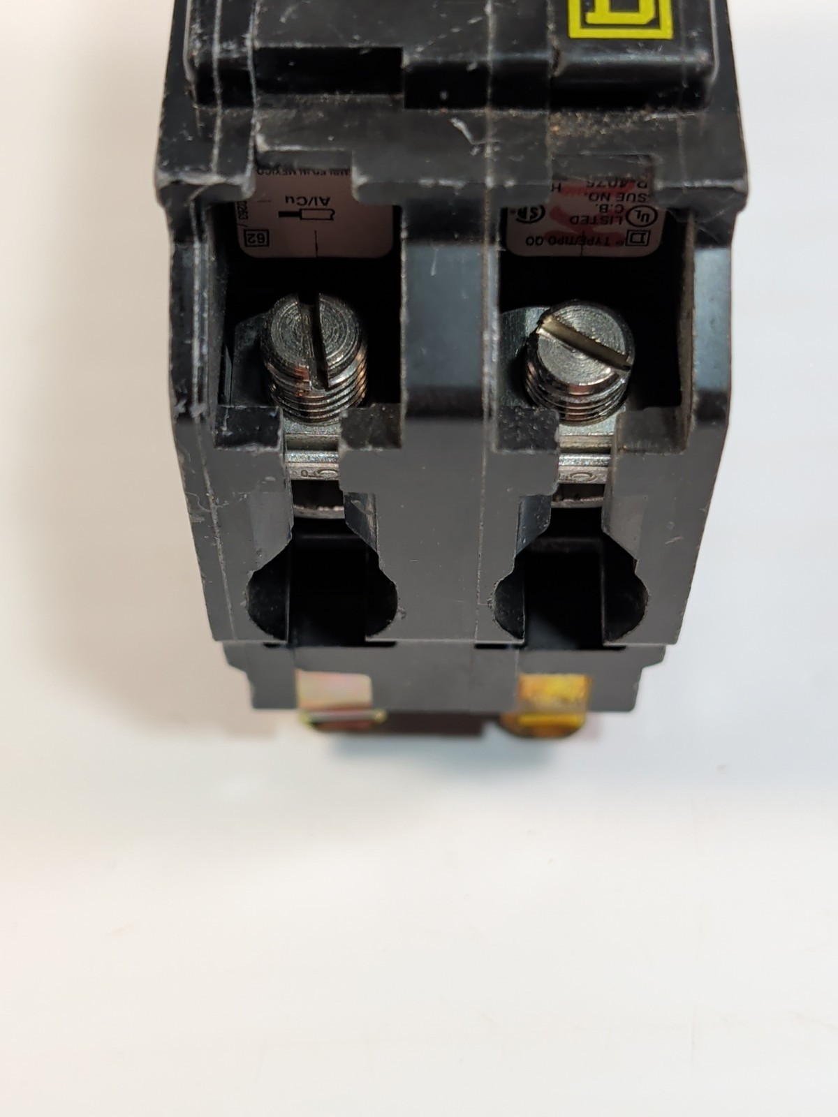 SQUARE D QO240 40 Amp 2 Pole 120/240 Volt Plug-In Circuit Breaker