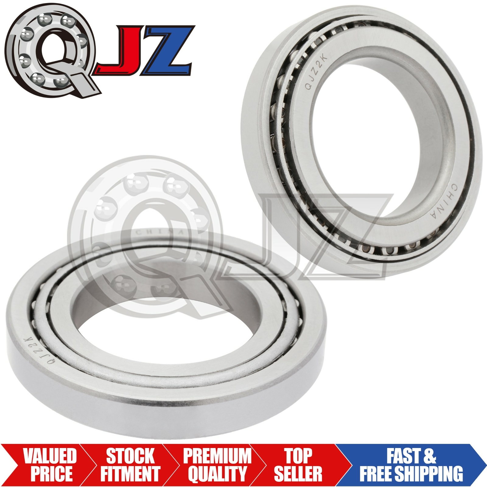 [2 Sets] Cone: L45449 Cup: L45410 Tapered Roller Bearing 1.142″ x 1.98″ x 0.58″
