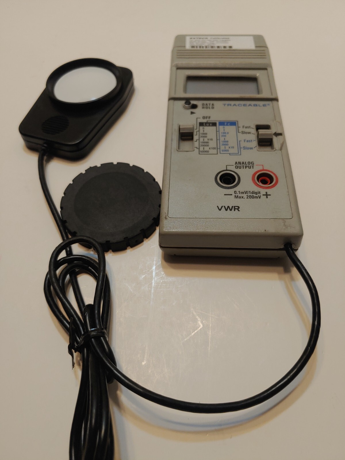Extech Light Meter Model 401025 Traceable 0.1mV/1digit Max. 200mV