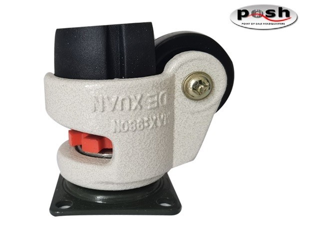 DeXuan MLC-80F-NY 8 pack Leveling Casters- 4400lbs Nylon Wheel Heavy Duty Caster