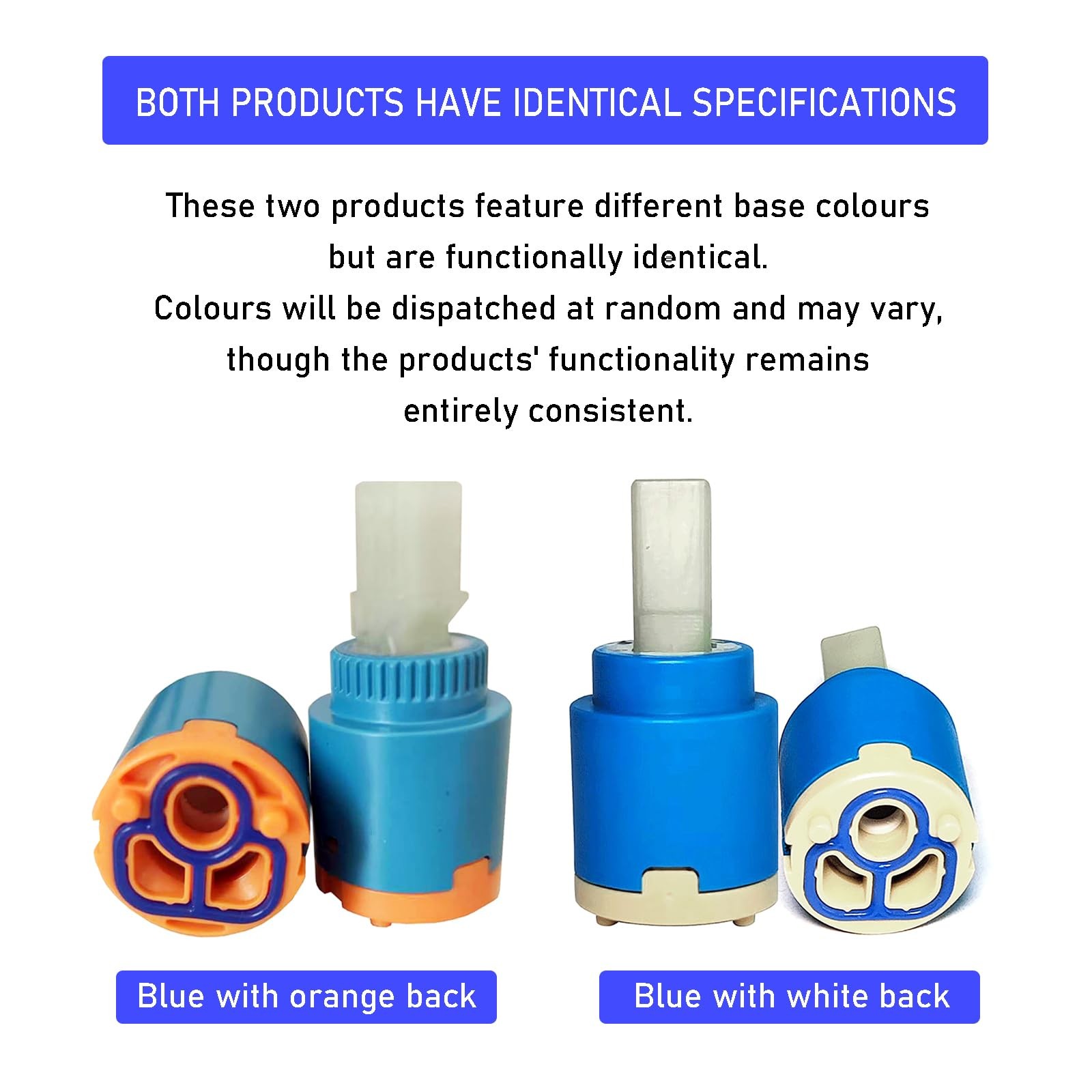 25mm Ceramic Cartridge, Single Handle Faucet Cartridges for Blue