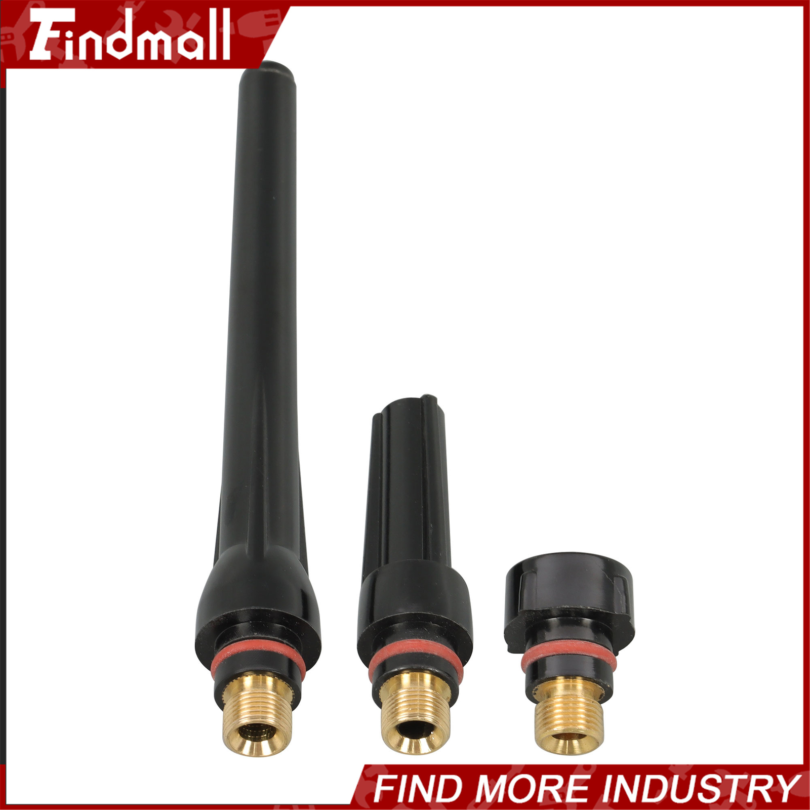 Findmall 58 Pack TIG Welding Torch Kit 040″~1/8″ Gas Lens Setup For WP-9/20/25