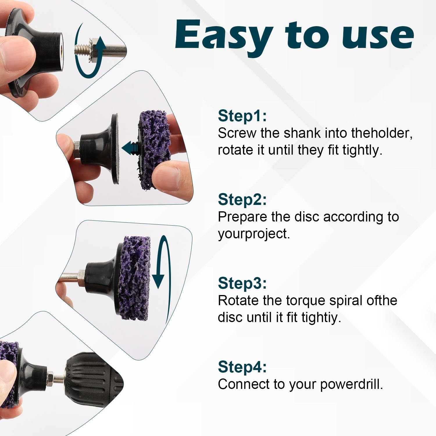 Versatile 2″ Sanding Disc Adapter with Quick Change for Tools Up to 30,000 RPM