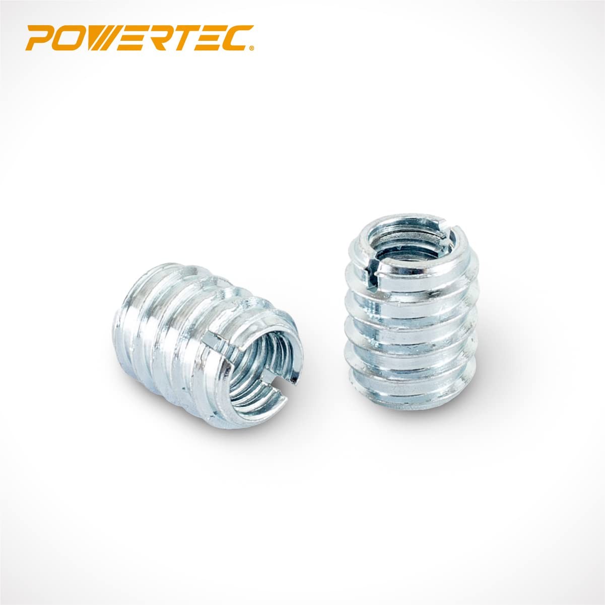 50 Pcs 3/8”-16 Threaded Inserts for Wood | Nut, Screw Inserts, Suitable Hardwood