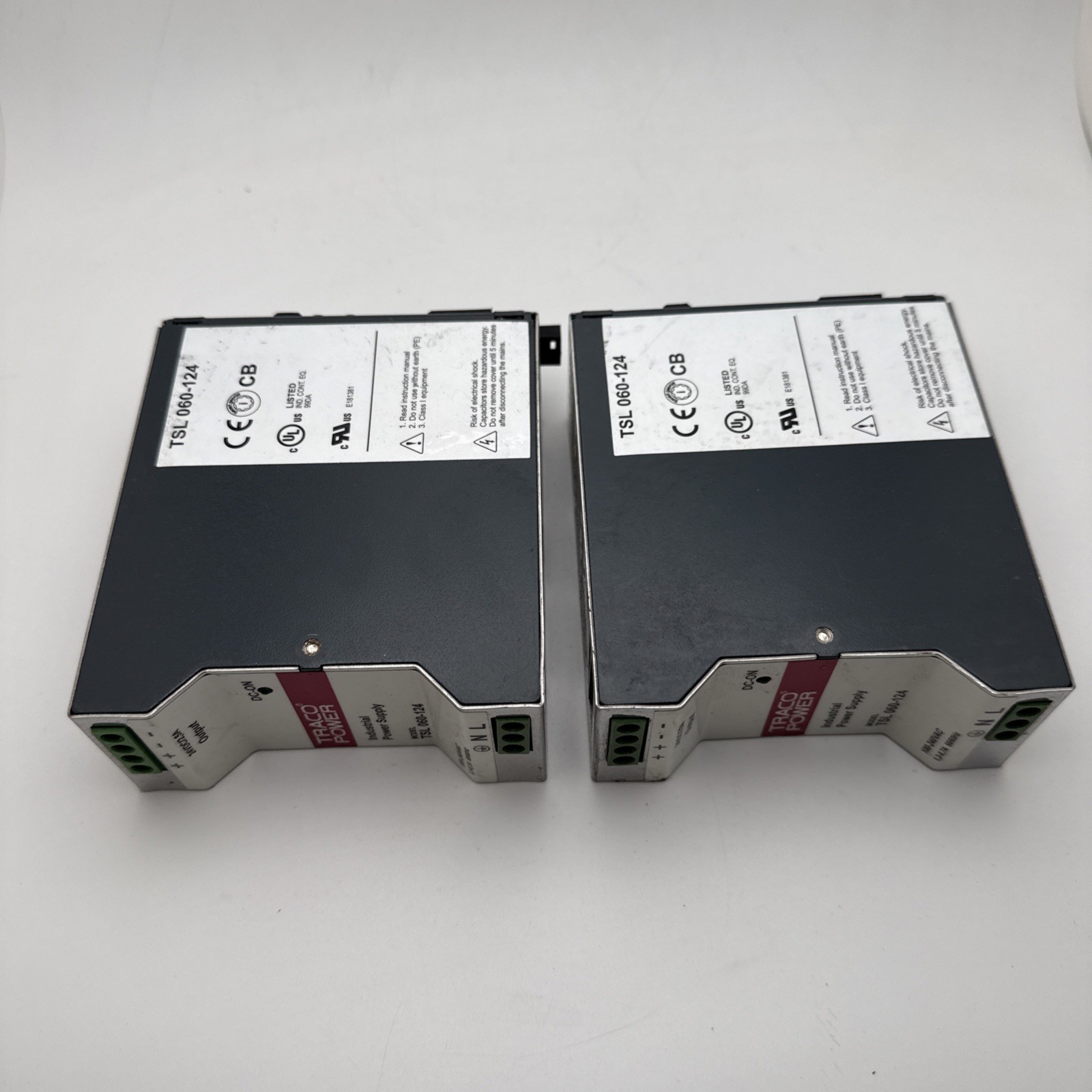 Lot Of 2- TSL 060-124 TRACO POWER INDUSTRIAL POWER SUPPLY