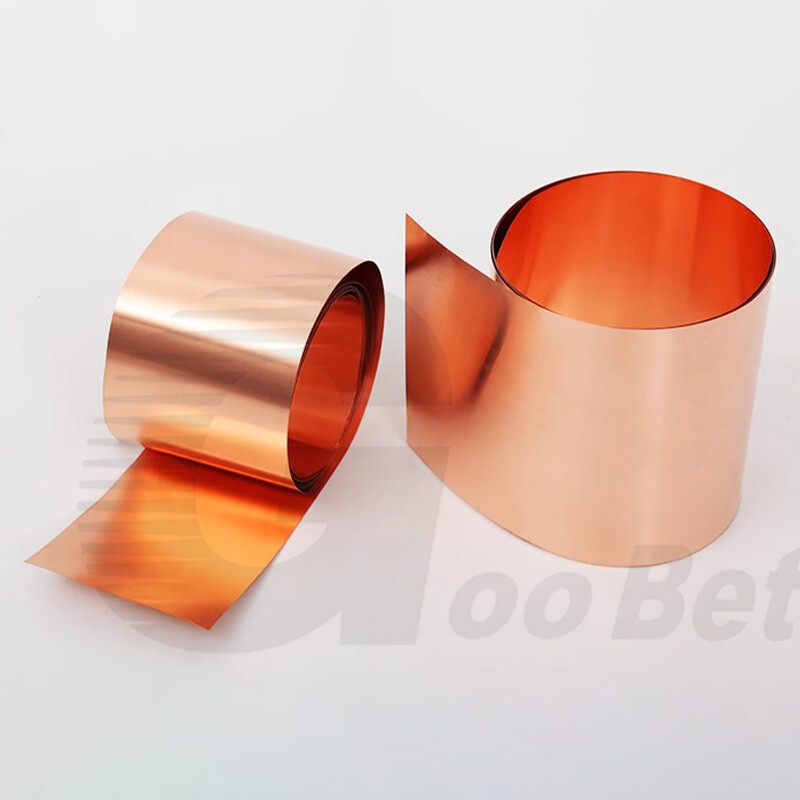 Thickness 1.0mm 99.9% Pure Copper T2 Cu Metal Sheets Foil Plate Strip Band Roll