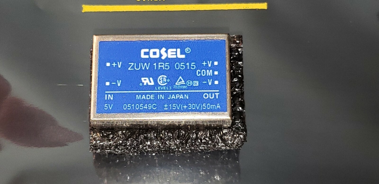1 PC COSEL PN# ZUW1R50515 Isolated DC/DC Converters 1.5W 15/30V 0.5A