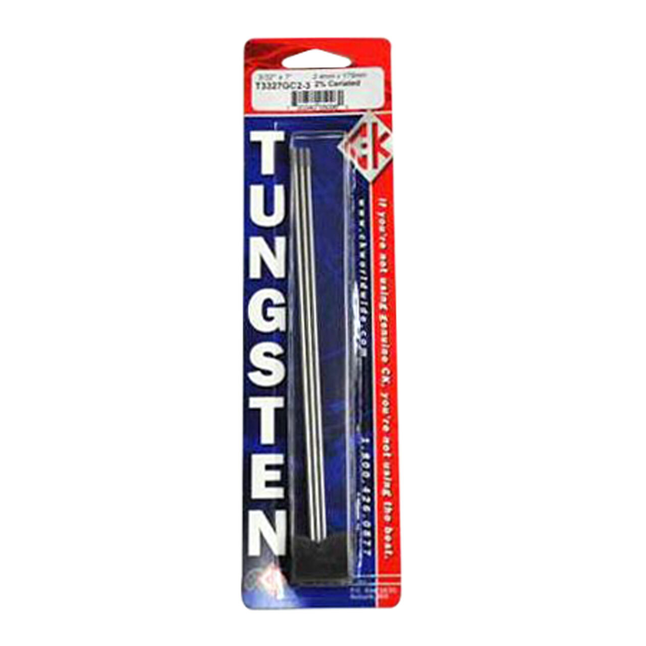 CK T3327GC2-3 2% Ceriated Tungsten Electrode 3/32″ X 7″ 3 pack