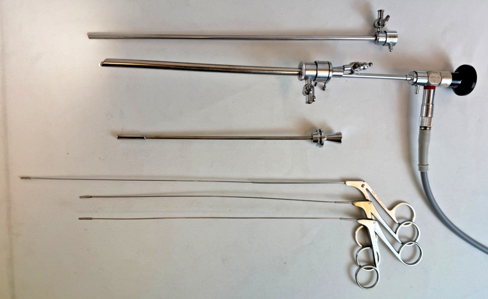 9 Piece Karl Storz 27005B Diagnostic Hysteroscope Set w Sterilization Tray OBGYN