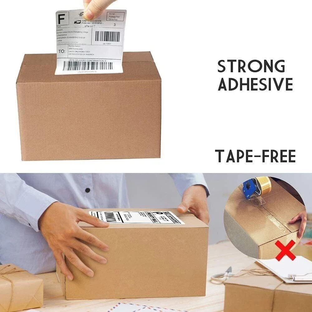 5 Rolls 4×6 Direct Thermal Shipping Labels – 250 per roll – 1250 labels Total