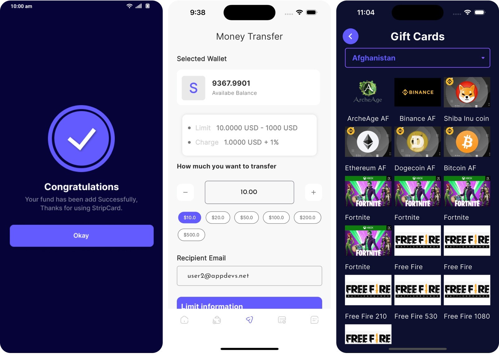 CardVault – Virtual Card Full Solution Flutter App | Android + iOS | Web + Admin