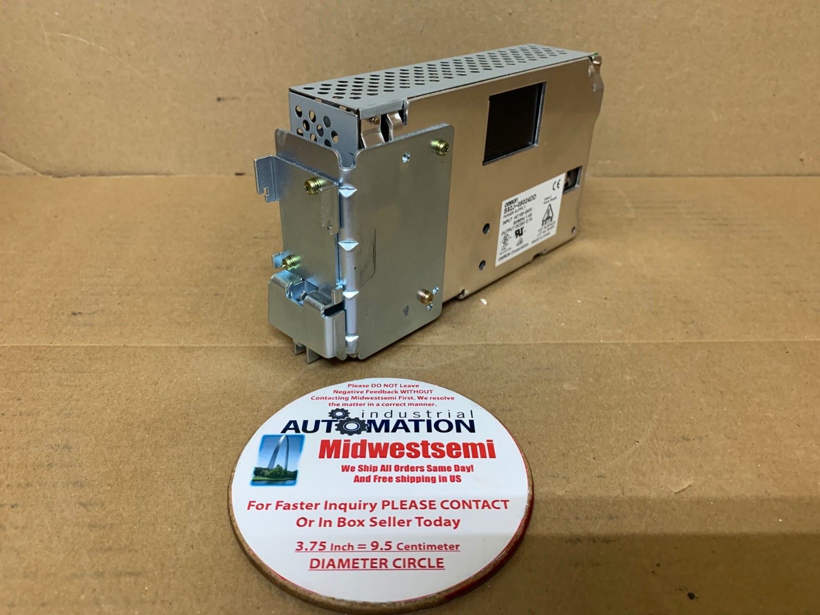 TESTED OMRON S82J-05024DD POWER SUPPLY AC100-240V 50/60HZ 1.4A OUT 24V SHIPSAMDA