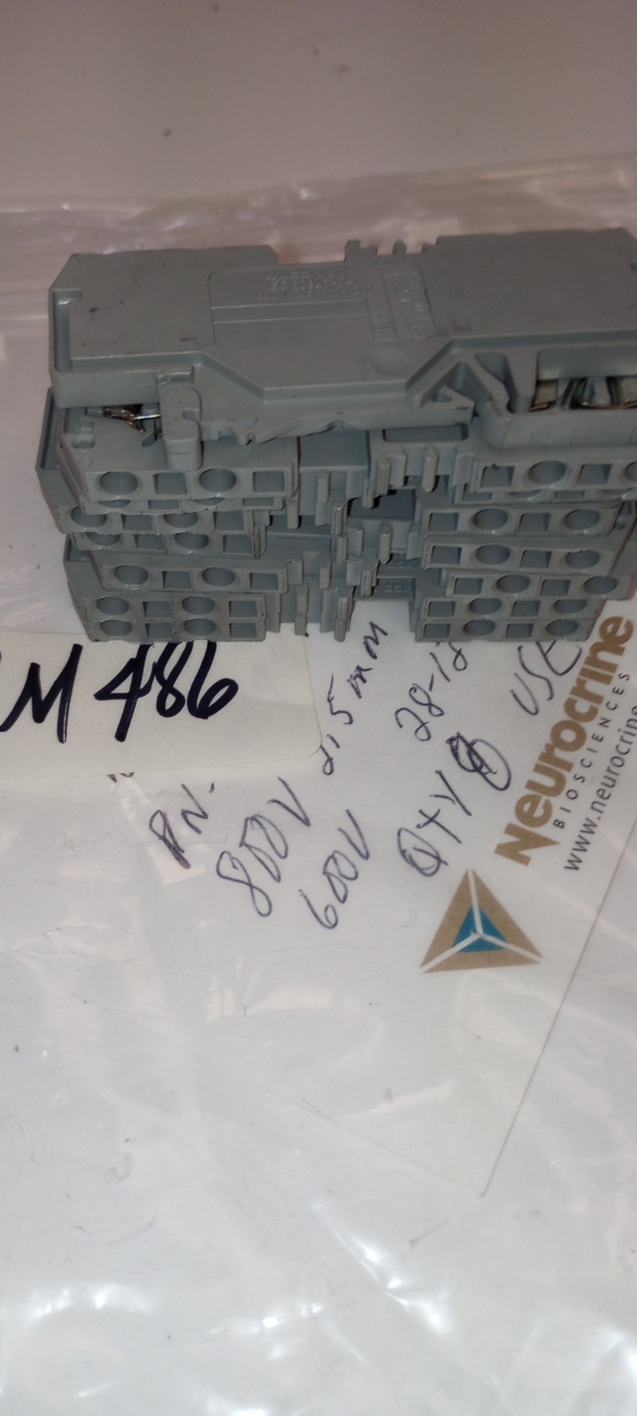 LOT of 8 IEC 60947-7-1 800v, 2.5MM ,20 A 600V 28-12AWG