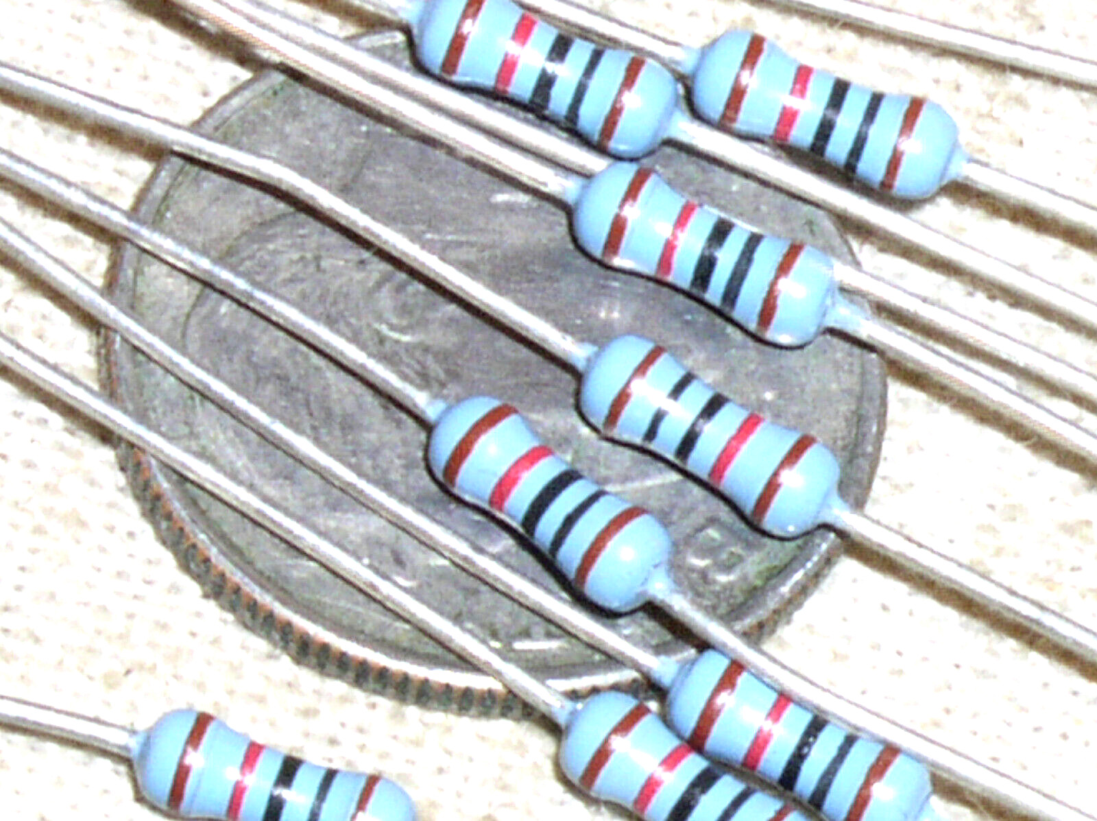 10 NEW 10K 10 K METAL FILM MF 10 KILO OHM 1/4 W .25 W WATT PRECISION 1% RESISTOR