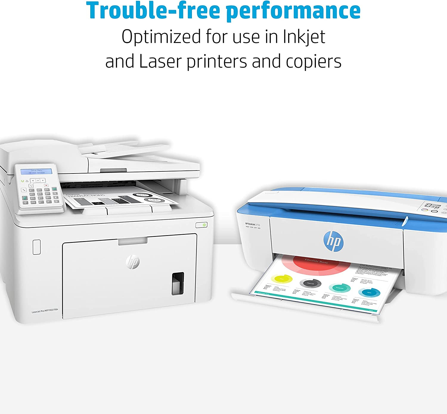 HP Printer Paper | 8.5 X 11 Paper | Copy &Print 20 Lb | 1 Ream Case – 500 Sheets