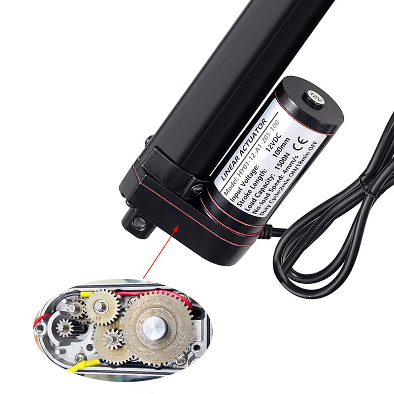 DC 12V Linear Actuator Heavy Duty Stroke 2″~40″ 1000MM 3000N 660lbs Waterproof