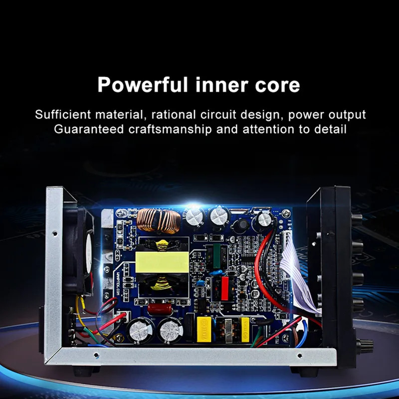 Adjustable 0-30V 10A DC Power Supply Variable Regulated Lab 4-Digits LED Display