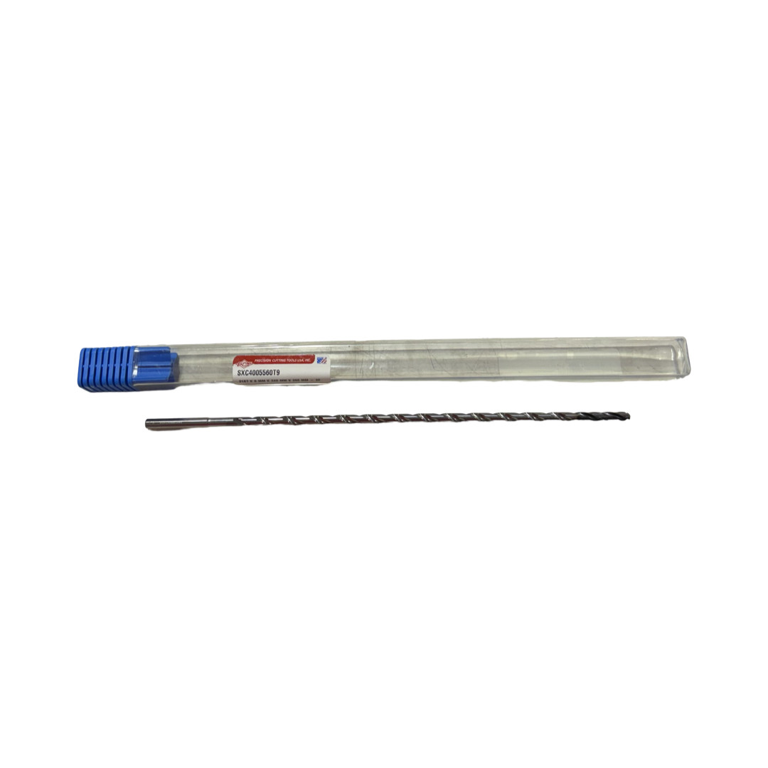 PCT .2187″ Solid Carbide Drill 40xD Coolant Thru AlTiN Coating 2FL USA