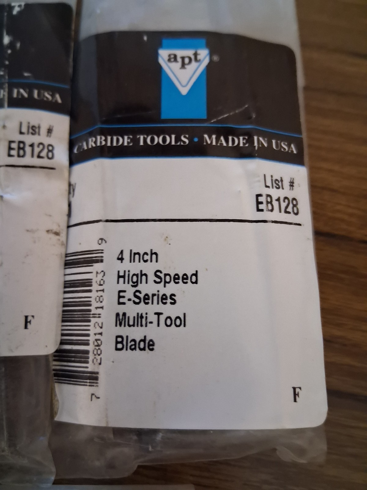 APT HSS 4 INCH E-SERIES EB128 MULTI TOOL BLADE lot of 5