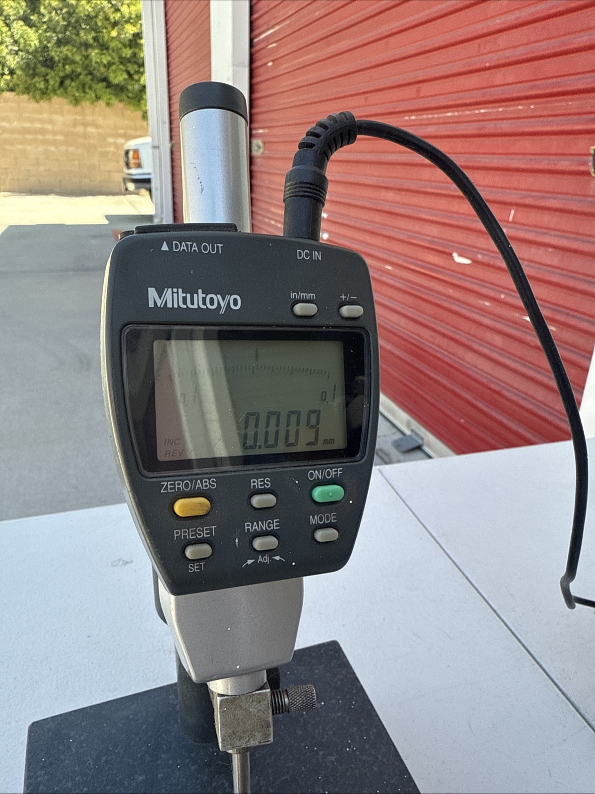 MITUTOYO DIGIMATIC INDICATORS WITH Weighted Stand Id-F150E