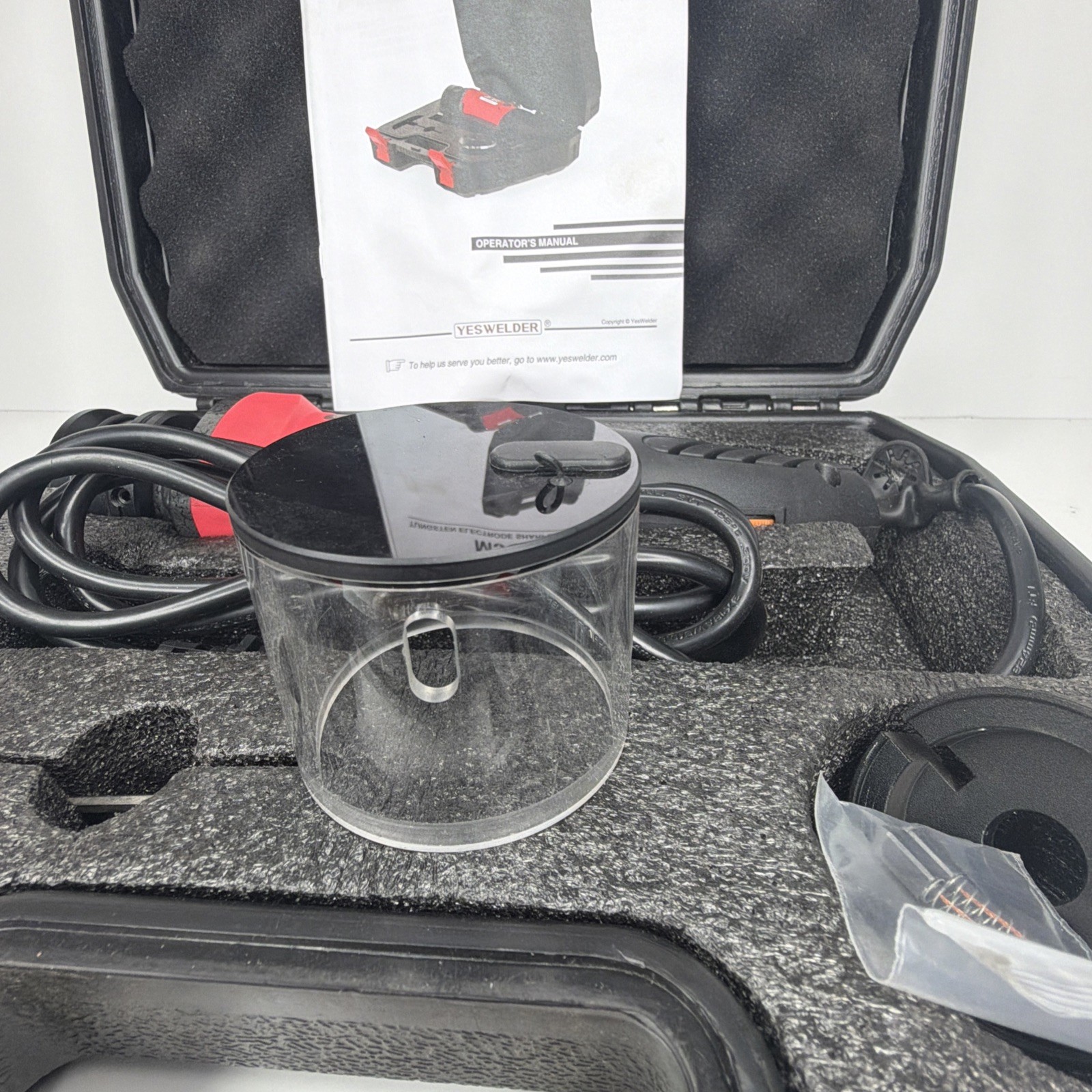 YESWELDER Tungsten Electrode Sharpener Grinder For TIG welding MJQ01 Hardly Used