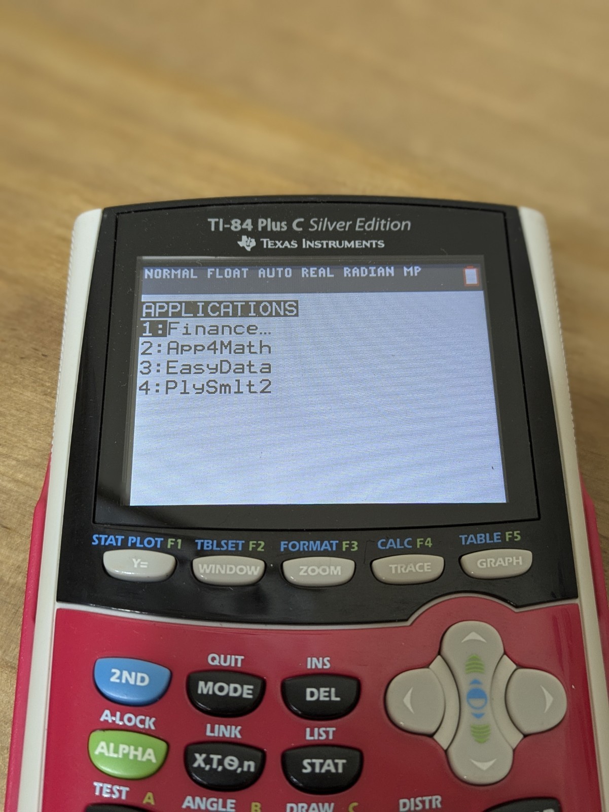 TI-84 Plus C Silver Edition Graphing Calculator PINK w Charging Cable TESTED