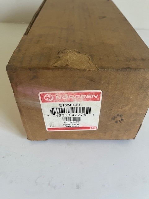 Norgren E1024B-P1 Poppet Solenoid Valve 3 Port 2 Position Normally Open NEW
