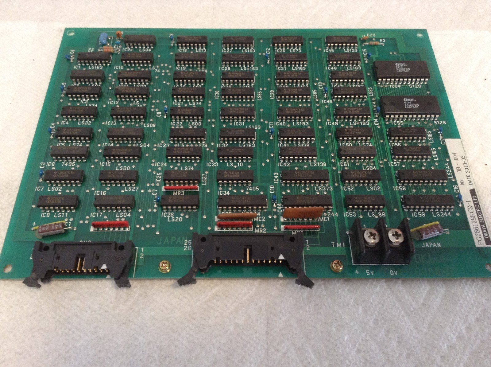 Okaya Electric LTD PG256128RC2-1 Board QDA-10080-2