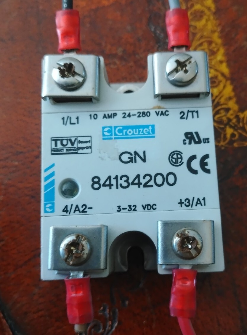 Crouzet GN 84134200 Solid State Relay IP00 10A/240V AC/DC INPUT