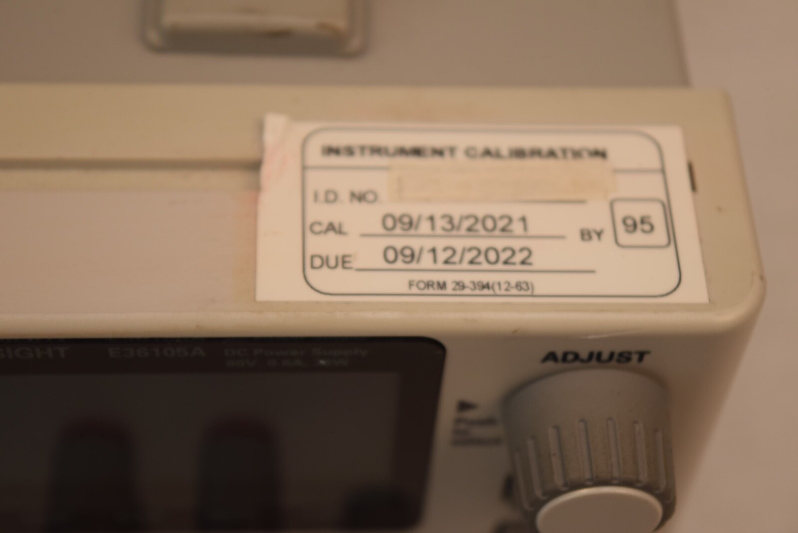 HP / Agilent / Keysight Technologies E36105A Power Supply DC 1-Output, 60v 0.6A