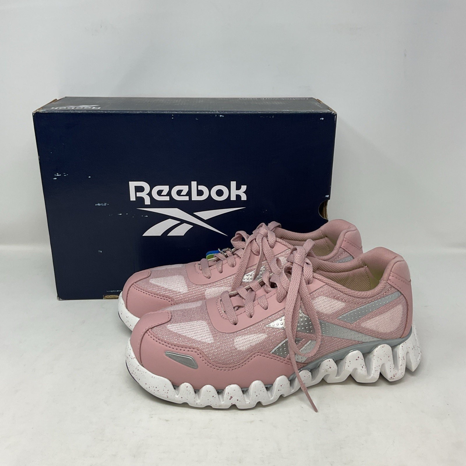 Reebok Zig Pulse Pink Composite Toe Work Shoes Sneakers Women’s Size 8M