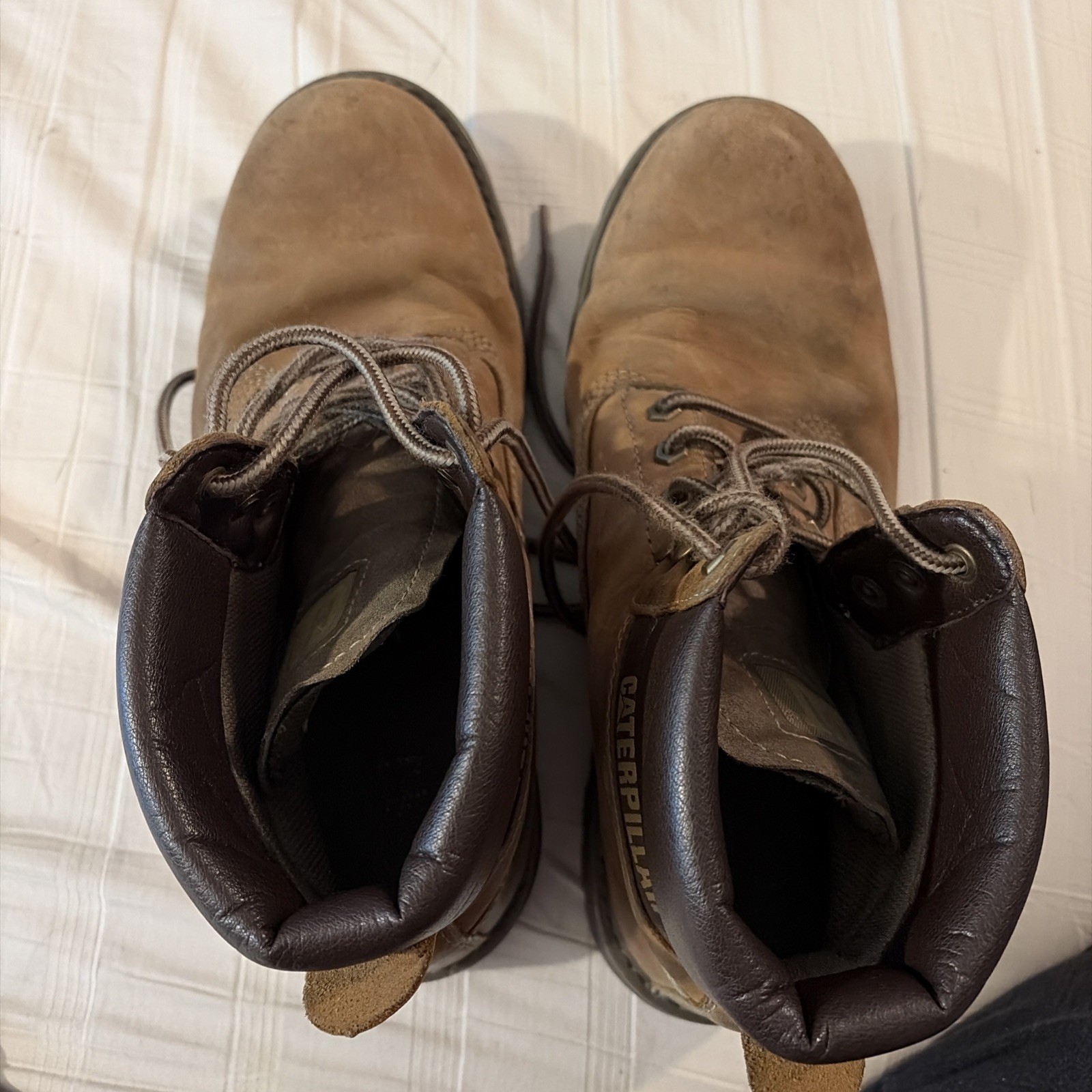 Caterpillar Unisex Colorado 2.0 Dark Beige Leather Work Boots P110427