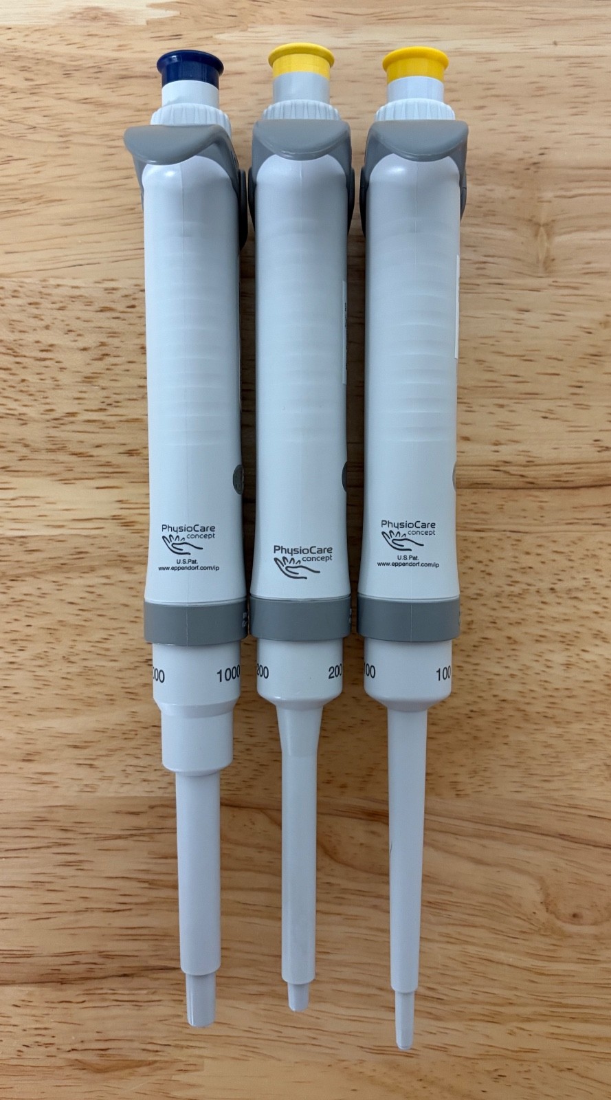 Eppendorf Research Plus Pipette Set (10-100, 20-200, 100-1000) – Refurb, Mint!